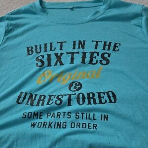 Built in the Sixties Graphic Tee - Turquoise
